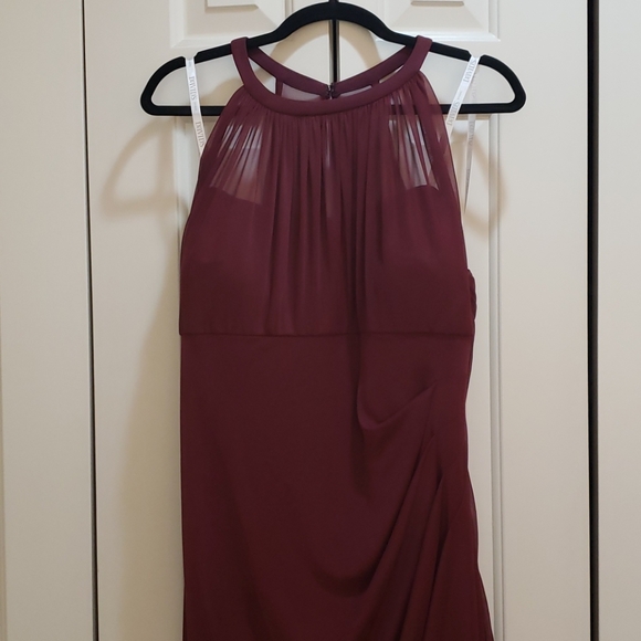 David's Bridal Dresses & Skirts - 🐠 BOGO 50% Burgundy Formal Dress